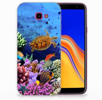 B2Ctelecom Samsung Galaxy J4 Plus (2018) TPU Siliconen Hoesje Design Vissen