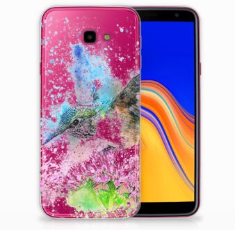 B2Ctelecom Samsung Galaxy J4 Plus (2018) TPU Siliconen Hoesje Design Vogel