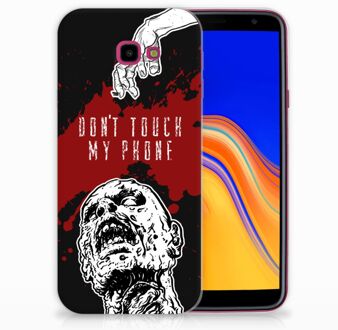 B2Ctelecom Samsung Galaxy J4 Plus (2018) TPU Siliconen Hoesje Design Zombie Blood