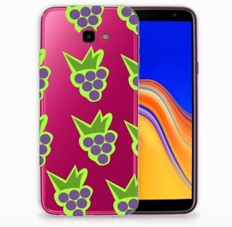 B2Ctelecom Samsung Galaxy J4 Plus (2018) TPU Siliconen Hoesje Druiven