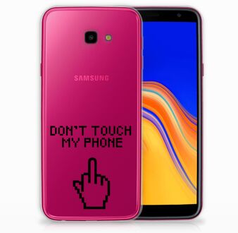 B2Ctelecom Samsung Galaxy J4 Plus (2018) TPU Siliconen Hoesje Finger DTMP