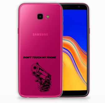 B2Ctelecom Samsung Galaxy J4 Plus (2018) TPU Siliconen Hoesje Gun DTMP