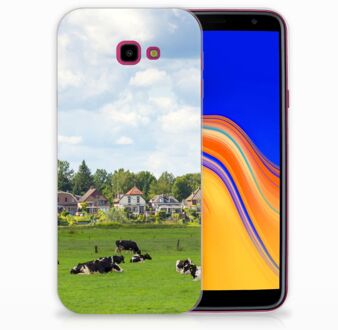 B2Ctelecom Samsung Galaxy J4 Plus (2018) TPU Siliconen Hoesje Koeien