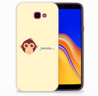 B2Ctelecom Samsung Galaxy J4 Plus (2018) TPU Siliconen Hoesje Monkey