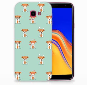 B2Ctelecom Samsung Galaxy J4 Plus (2018) TPU Siliconen Hoesje Pups