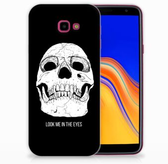 B2Ctelecom Samsung Galaxy J4 Plus (2018) TPU Siliconen Hoesje Skull Eyes