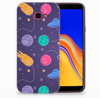 B2Ctelecom Samsung Galaxy J4 Plus (2018) TPU Siliconen Hoesje Space