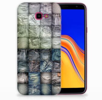 B2Ctelecom Samsung Galaxy J4 Plus (2018) TPU Siliconen Hoesje Spijkerbroeken