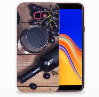 B2Ctelecom Samsung Galaxy J4 Plus (2018) TPU Siliconen Hoesje Wijn