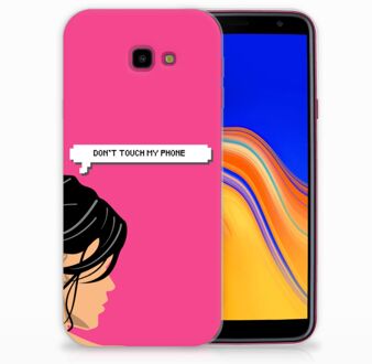 B2Ctelecom Samsung Galaxy J4 Plus (2018) TPU Siliconen Hoesje Woman DTMP