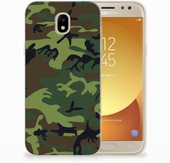 B2Ctelecom Samsung Galaxy J5 2017 TPU Hoesje Design Army Dark