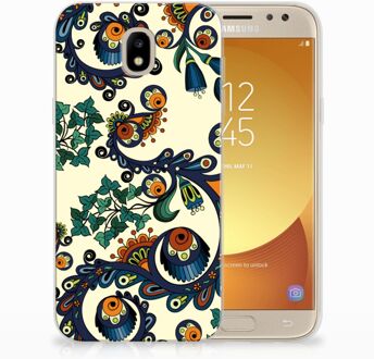 B2Ctelecom Samsung Galaxy J5 2017 TPU Hoesje Design Barok Flower