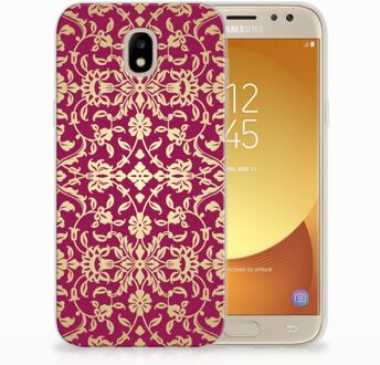 B2Ctelecom Samsung Galaxy J5 2017 TPU Hoesje Design Barok Pink