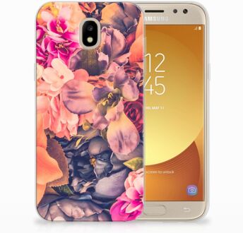 B2Ctelecom Samsung Galaxy J5 2017 TPU Hoesje Design Bosje Bloemen