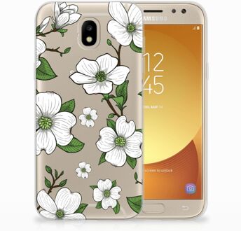 B2Ctelecom Samsung Galaxy J5 2017 TPU Hoesje Design Dogwood Flowers