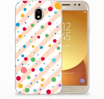 B2Ctelecom Samsung Galaxy J5 2017 TPU Hoesje Design Dots