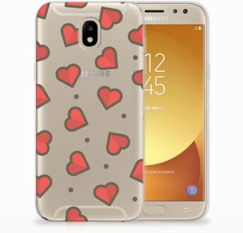 B2Ctelecom Samsung Galaxy J5 2017 TPU Hoesje Design Hearts