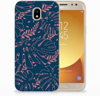 B2Ctelecom Samsung Galaxy J5 2017 TPU Hoesje Design Palm Leaves