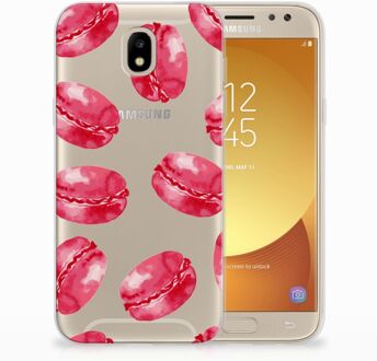 B2Ctelecom Samsung Galaxy J5 2017 TPU Hoesje Design Pink Macarons