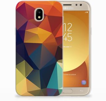 B2Ctelecom Samsung Galaxy J5 2017 TPU Hoesje Design Polygon Color