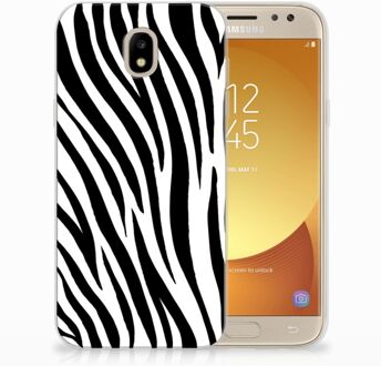 B2Ctelecom Samsung Galaxy J5 2017 TPU Hoesje Design Zebra