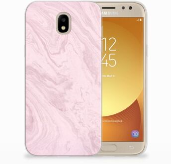 B2Ctelecom Samsung Galaxy J5 2017 TPU Hoesje Marble Pink