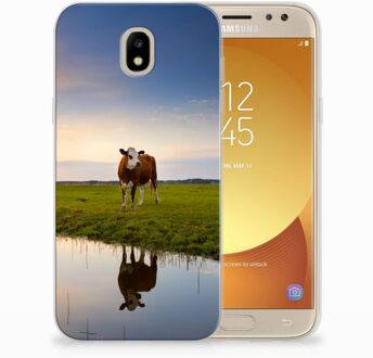 B2Ctelecom Samsung Galaxy J5 2017 TPU-siliconen Hoesje Design Koe