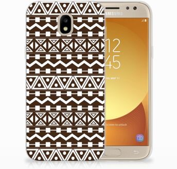 B2Ctelecom Samsung Galaxy J5 2017 Uniek TPU Hoesje Aztec Brown