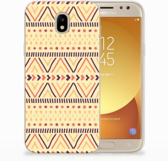 B2Ctelecom Samsung Galaxy J5 2017 Uniek TPU Hoesje Aztec Yellow