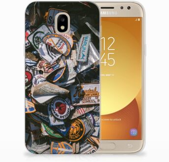 B2Ctelecom Samsung Galaxy J5 2017 Uniek TPU Hoesje Badges