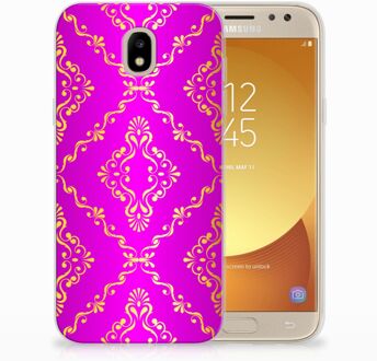 B2Ctelecom Samsung Galaxy J5 2017 Uniek TPU Hoesje Barok Roze