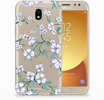 B2Ctelecom Samsung Galaxy J5 2017 Uniek TPU Hoesje Blossom White