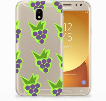 B2Ctelecom Samsung Galaxy J5 2017 Uniek TPU Hoesje Druiven