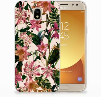 B2Ctelecom Samsung Galaxy J5 2017 Uniek TPU Hoesje Flowers