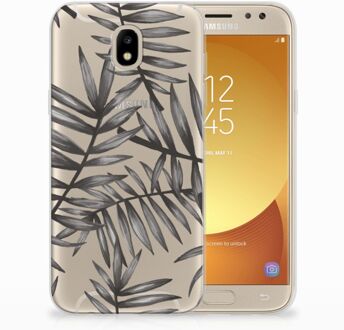 B2Ctelecom Samsung Galaxy J5 2017 Uniek TPU Hoesje Leaves Grey