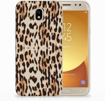 B2Ctelecom Samsung Galaxy J5 2017 Uniek TPU Hoesje Leopard