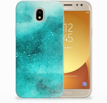 B2Ctelecom Samsung Galaxy J5 2017 Uniek TPU Hoesje Painting Blue