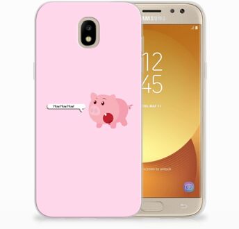 B2Ctelecom Samsung Galaxy J5 2017 Uniek TPU Hoesje Pig Mud