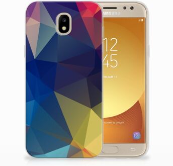 B2Ctelecom Samsung Galaxy J5 2017 Uniek TPU Hoesje Polygon Dark