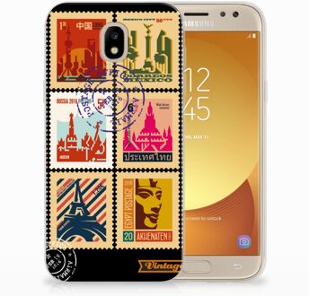 B2Ctelecom Samsung Galaxy J5 2017 Uniek TPU Hoesje Postzegels