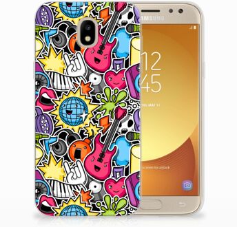 B2Ctelecom Samsung Galaxy J5 2017 Uniek TPU Hoesje Punk Rock