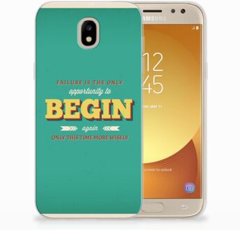 B2Ctelecom Samsung Galaxy J5 2017 Uniek TPU Hoesje Quote Begin