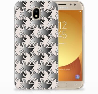 B2Ctelecom Samsung Galaxy J5 2017 Uniek TPU Hoesje Salamander Grey