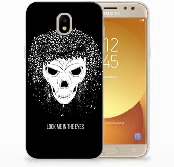 B2Ctelecom Samsung Galaxy J5 2017 Uniek TPU Hoesje Skull Hair