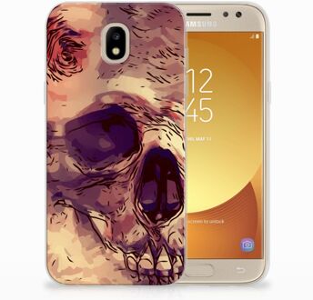 B2Ctelecom Samsung Galaxy J5 2017 Uniek TPU Hoesje Skullhead