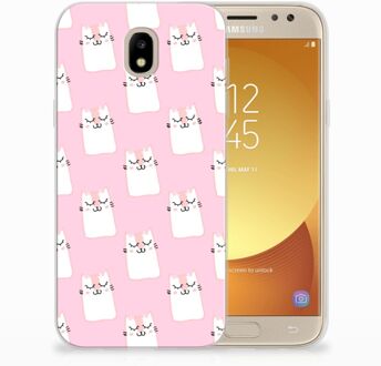 B2Ctelecom Samsung Galaxy J5 2017 Uniek TPU Hoesje Sleeping Cats