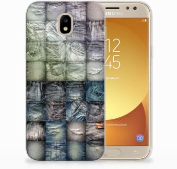 B2Ctelecom Samsung Galaxy J5 2017 Uniek TPU Hoesje Spijkerbroeken