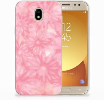 B2Ctelecom Samsung Galaxy J5 2017 Uniek TPU Hoesje Spring Flowers