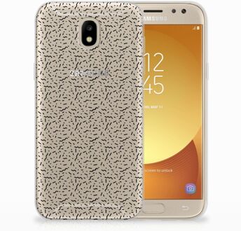 B2Ctelecom Samsung Galaxy J5 2017 Uniek TPU Hoesje Stripes Dots