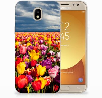 B2Ctelecom Samsung Galaxy J5 2017 Uniek TPU Hoesje Tulpen